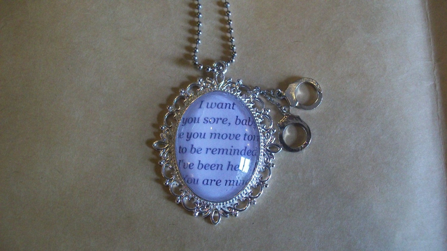 Fifty Shades of Grey Pendant