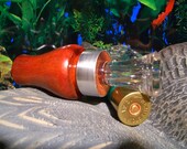 NEW DUCK Call with Echo Timber Double Reed Insert Custom Hardwood Hand Aluminum Band