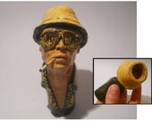 PIPE -Fear and Loathing in Las Vegas-ceramic handmade smoking pipe