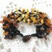 Amber Multistrand Bracelet Handknotted Multicoloured Butterscotch Yellow Honey Black Gradient
