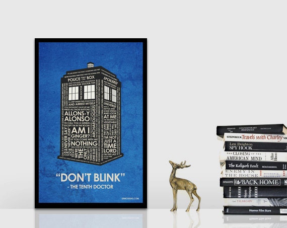 Dr. Who Quote Poster - 11 x 17
