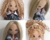 Two cloth doll patterns in one listing.