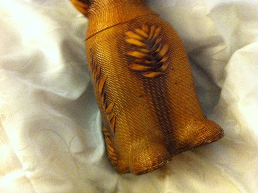 1940s Era Dog Shaped Basket