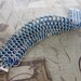 Chainmaille Cuff Bracelet - Air - Dragonscale Chainmaille Bracelet
