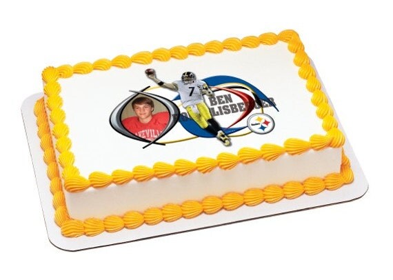 NFL - BEN ROETHLISBERGER Edible Image Cake Topper Il_570xn