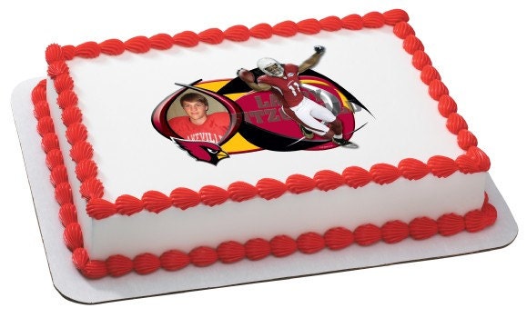 NFL - LARRY FITZGERALD Edible Image Cake Topper Il_570xn