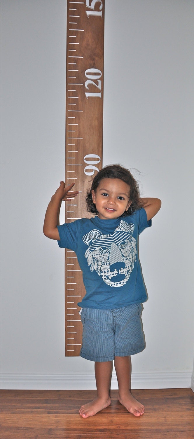 Growth Chart - Vintage Wooden Ruler- Children's Growth Chart Toy - Baby shower gift