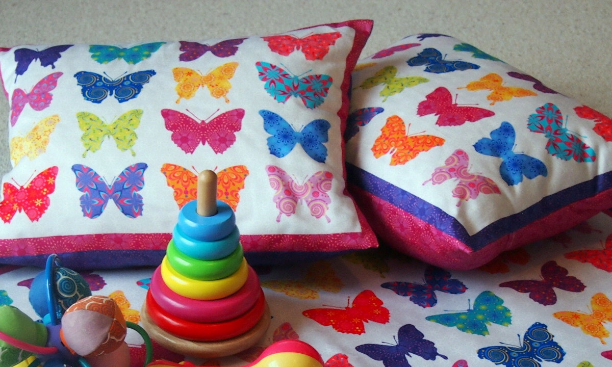 Butterfly cushions - Children's cushions - nursery decor
