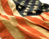 Vintage American Flag Photograph Print 8x10"
