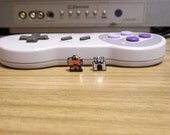 Ghost House & Castle earrings - Video Game Jewelry - 16 bit Pixel (Nintendo/Mario)(Nerdy/Geeky/Retro)