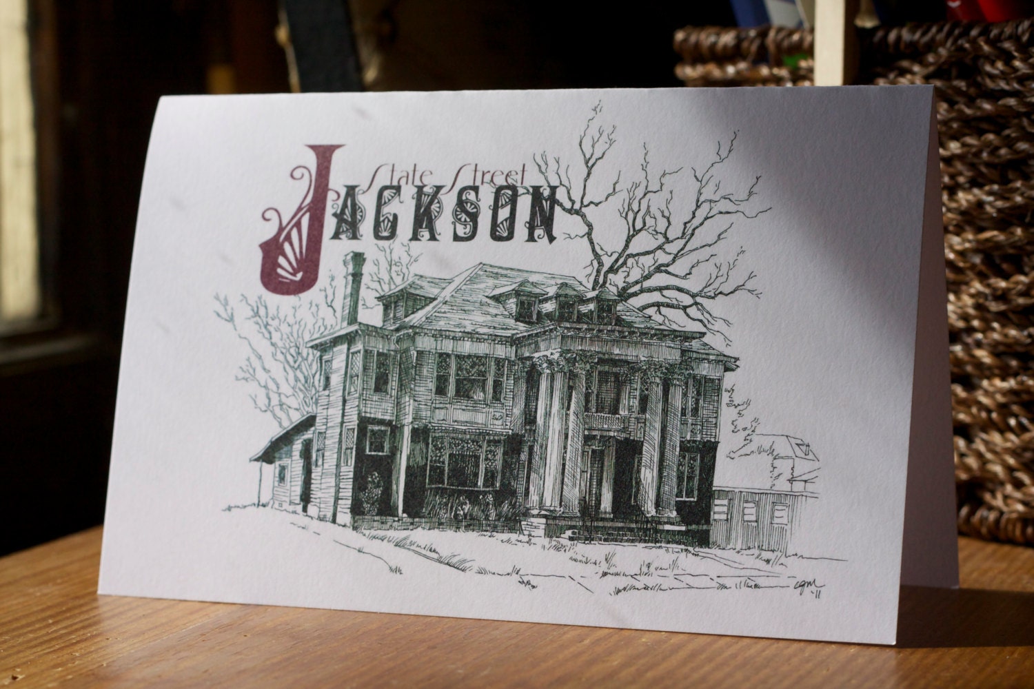 Illustrated Stationery Set - Jackson, Mississippi ("State Street Nostalgia")