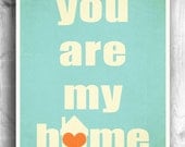 Relationship poster typographic print digital illustration wall decor quote art inspirational print 11x14 Typography