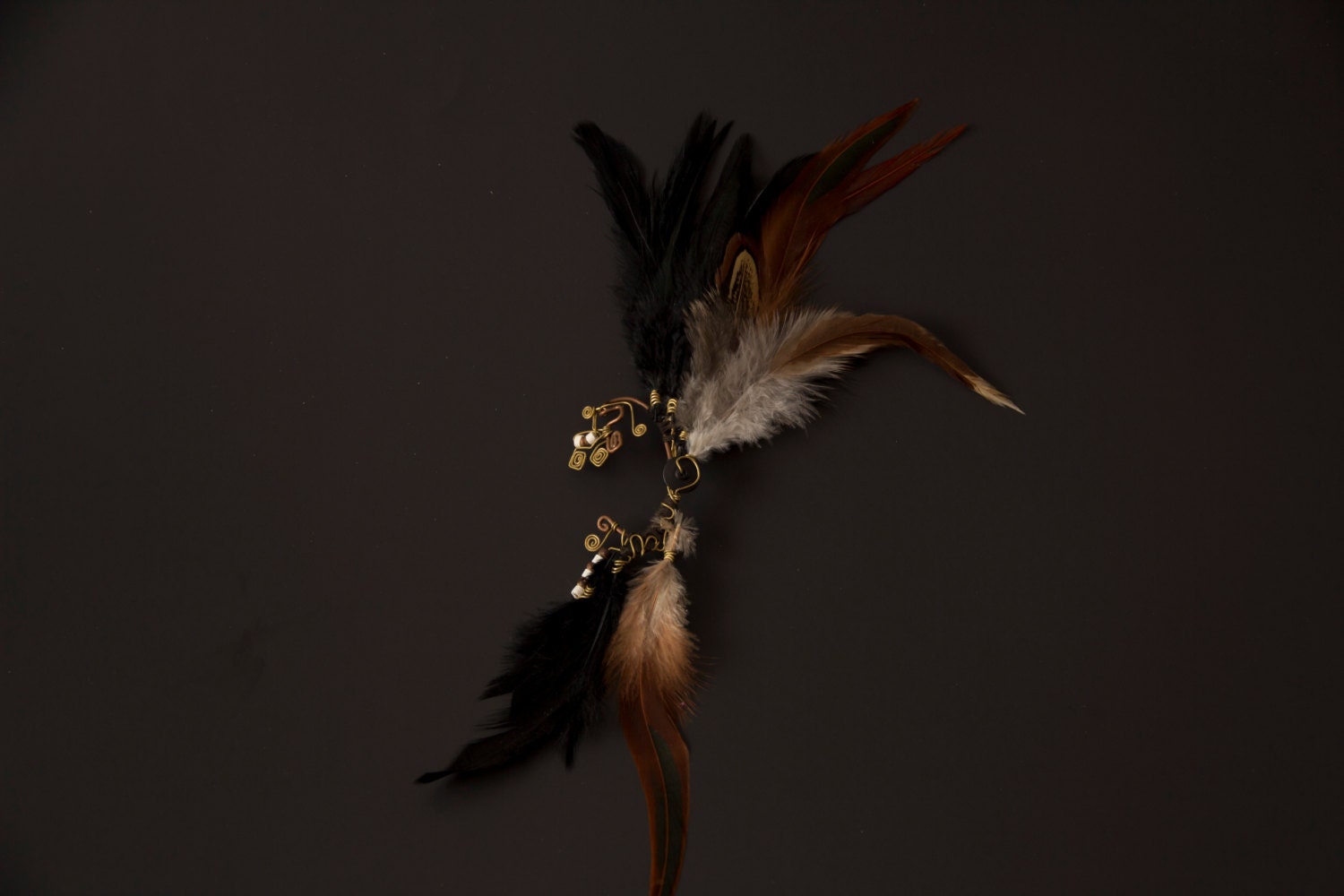 Tribal Ear Cuff, Feather, New Gypsy, Festival Gear