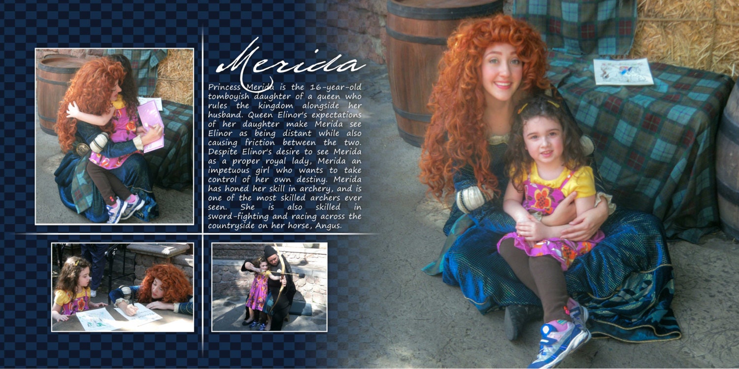Custom 12x12 Disney Princess Photo Book.
