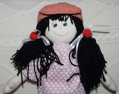Amour is a unique rag doll, handmade and crafted with soft and cute fabrics.
