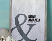 Ampersand Love Print / Engagement Gift / Bridal Shower / Bachelorette Present