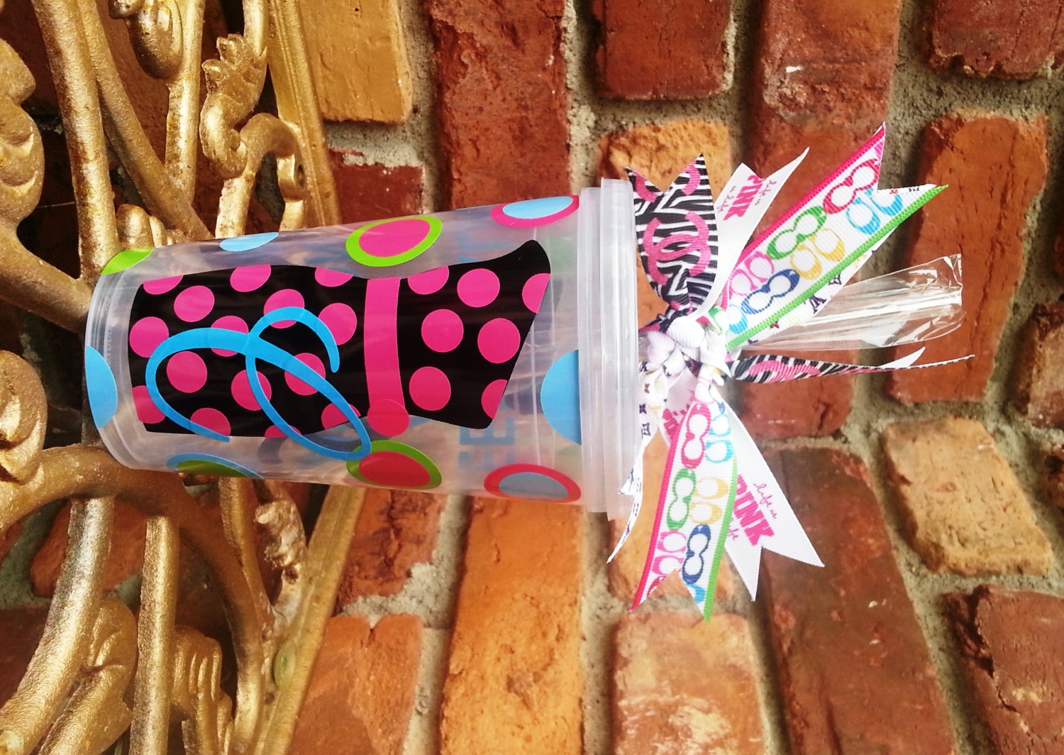 Personalized Cup, Keep Calm and Shop On, Custom Tumbler with Straw & Lid, BPA Free, Birthday, Graduation, Teenage Girl, Party, Gift