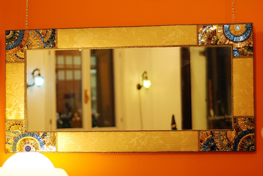 Damasco Mirror stuffed with Pavone Corners