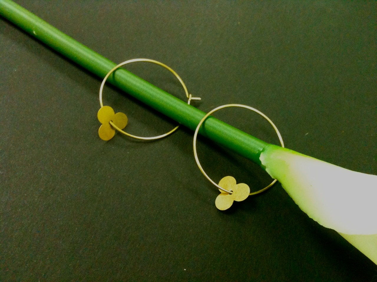 handmade, Stylish, simple, concise, unique, special, elegant hoops ear rings