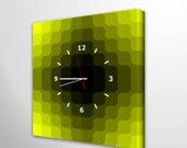 wall clock canvas retro art decoration unique modern kitchen bedroom livingroom clock UHR004