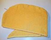 YELLOW Hair Towel, Hair Wrap