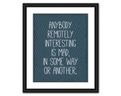 Printable Quote Art - Dr. Who - 8x10 - Instant Download