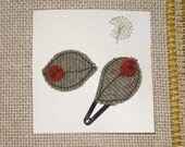 Leaf hair clip and bobble