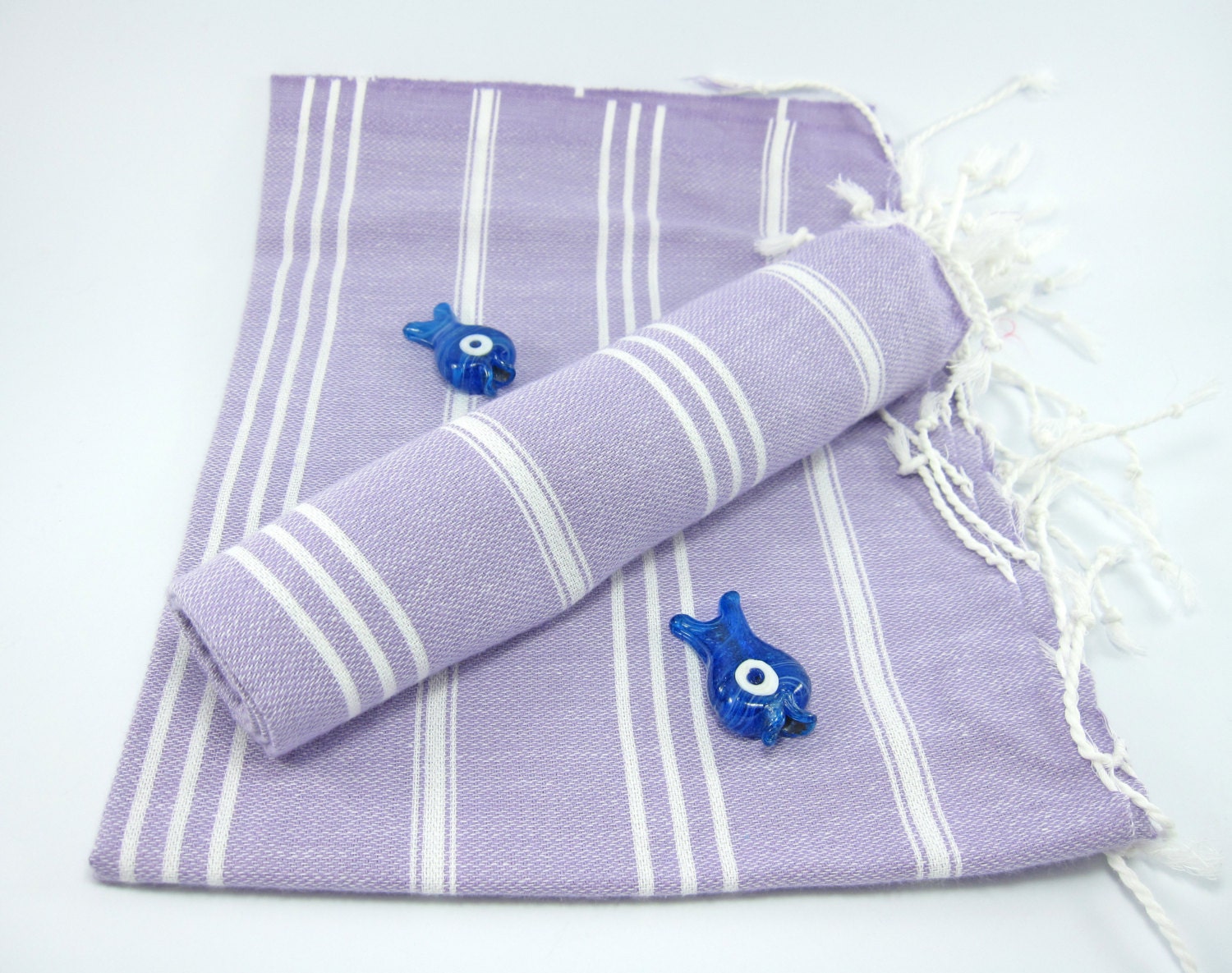 TurkishTowel, Set of 2 Peshkir, Exclusive Quality Pure Turkish Cotton. Hand Head Towel, Tea Towel, Kitchen Towel, Baby Towel, Handmade