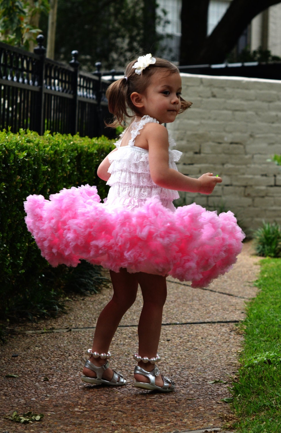Girl's full ruffle PREMIUM Bubblegum Pink pettiskirt dance ballet tutu skirt dress petticoat twins photo prop size 3T 4T 5 6 7 8 9 10