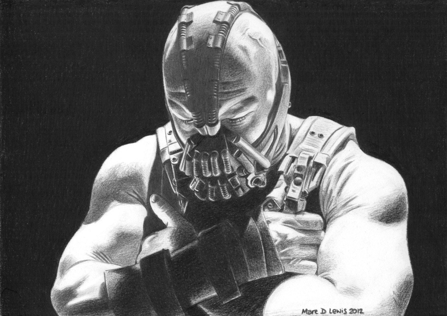 bane black and white