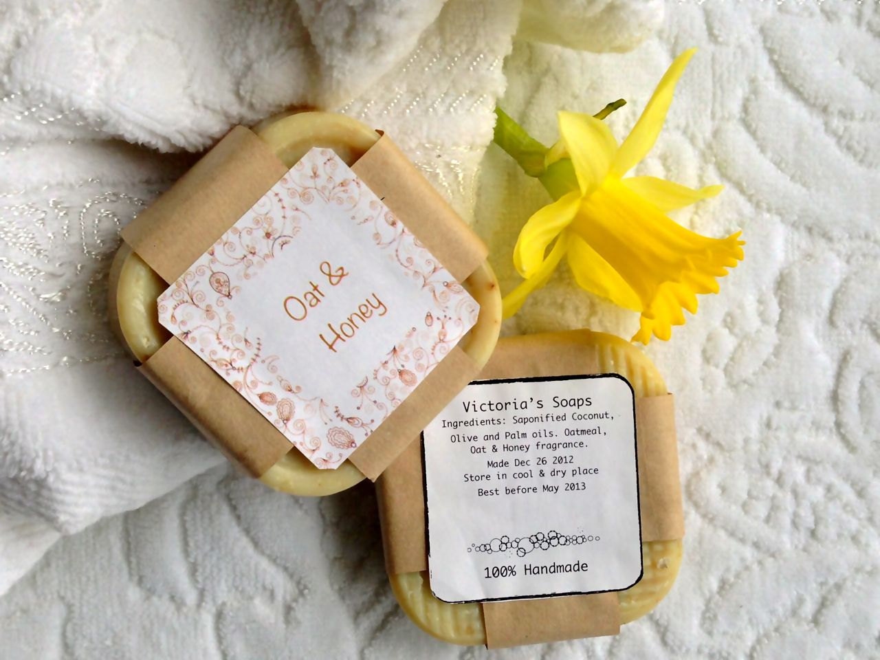 Oat & Honey scented soap