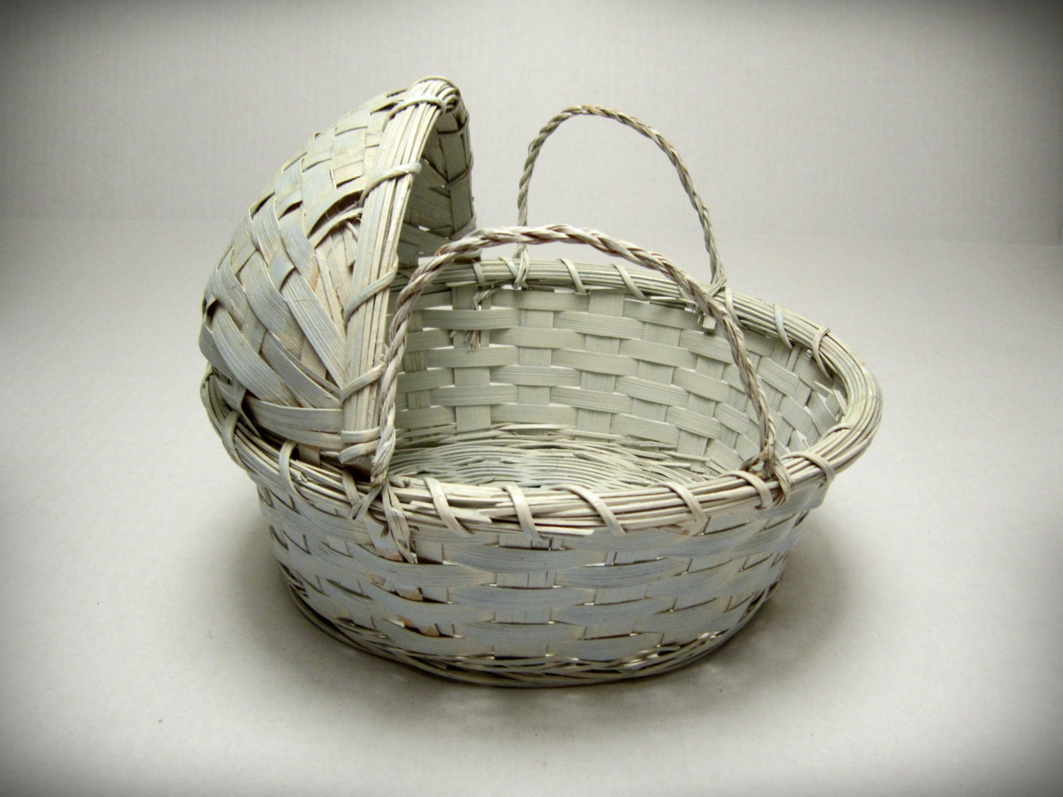 Vintage Gift Basket Baby Shower Gift by FoxLaneVintage