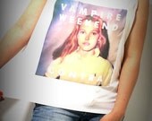 Vampire Weekend Contra Punk Rocker Pop Rock Women Sleeveless Tank Top Tanktop Tshirt Vest  Custom T Shirt Tee