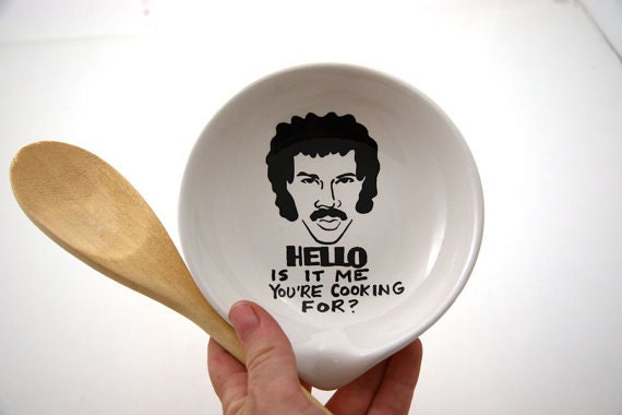 Hello Lionel Richie Is It Me You're Cooking For Spoon Rest spoonrest