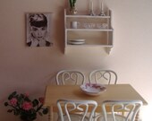 Shabby Chic Shelf - Estanteria Shabby Chic. 1:12 scale dollhouse miniature.