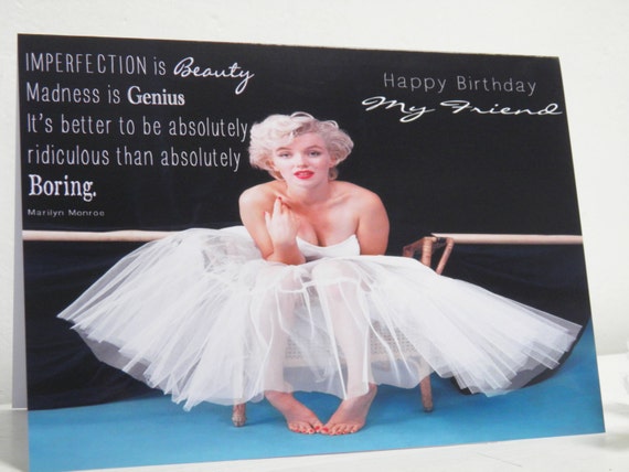 Marilyn Monroe Birthday Anniversary by ThePrintedCroft on Etsy