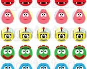 Yo Gabba Gabba Characters Bottle Cap Printable