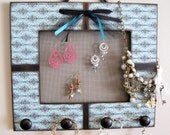 Custom designed jewelry holder to organize all your jewelry so it's on display to accessorize your next outfit.