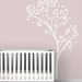 White Spring Tree Wall Decal by LittleLion Studio