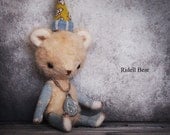 OOAK Miniature viscose  Artist Bear No'16 Free shipping