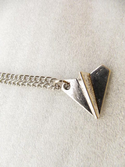 SALE -Harry Styles Inspired - Paper Airplane Charm Necklace with charm chain jewelry