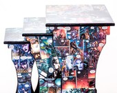 Batman Arkham Asylum Comic Book nesting tables