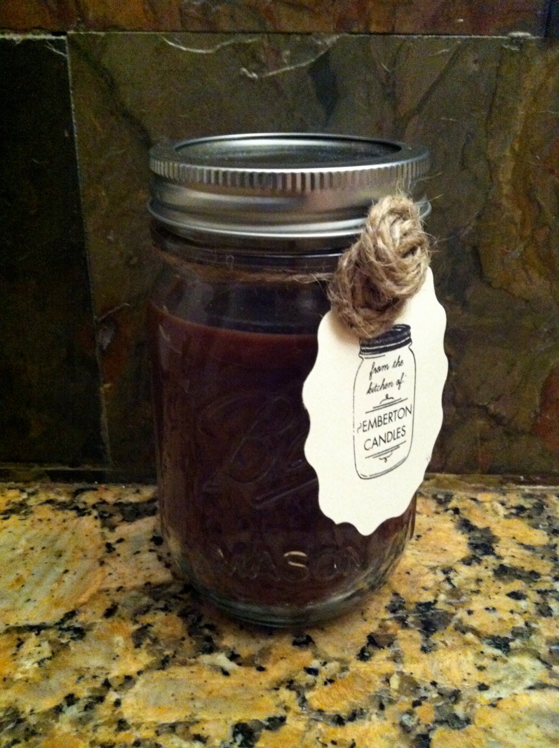 Cinnamon Bun Scented Homemade Soy Candle
