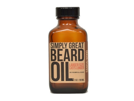 Beard Oil Sandalwood Scented Beard Oil For Men Formulated with Natural and Organic Base Oils Great Gift for Fathers Day