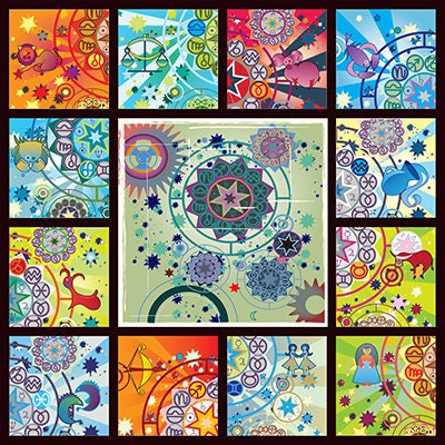 Poster of all zodiacs