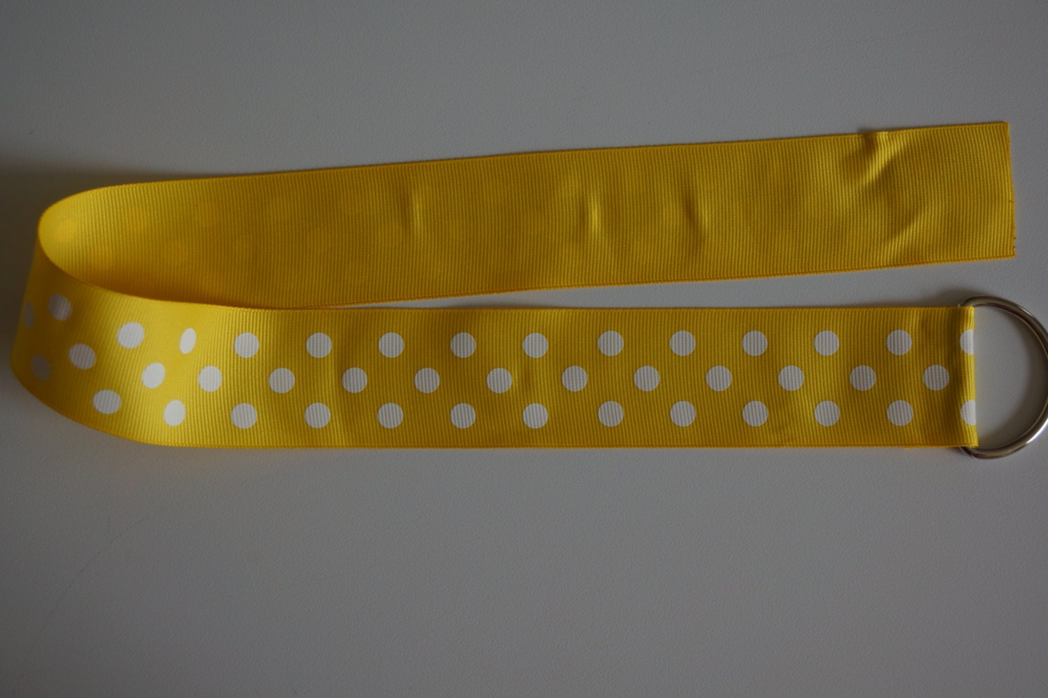 Yellow Polka Dot Bow Holder