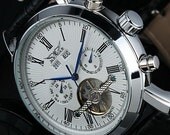 Wrist watch Men'sAutomatic Mechanical Watch Tourbillon Mechanical Leather Automatic watch