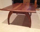 Modern Black Walnut Coffee Table