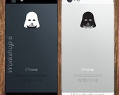 2pcs x Darth Vader Mask star wars inspired iPhone Vinyl Decals for iPhone 3, 4, 5 - M04