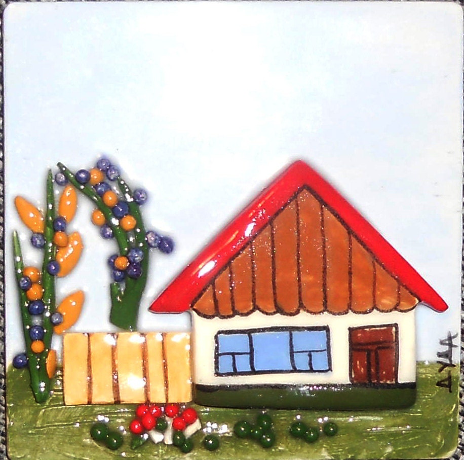 From the row clay to the creating  miniature hand made clay tiles are indeed a unique art design not be found anywhere in the world.